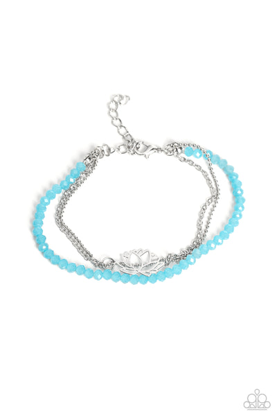 A LOTUS Like This - Blue Bracelet