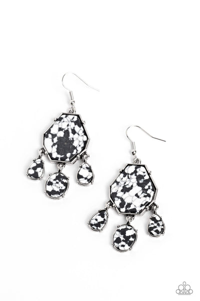 Organic Optimism - Black Earrings