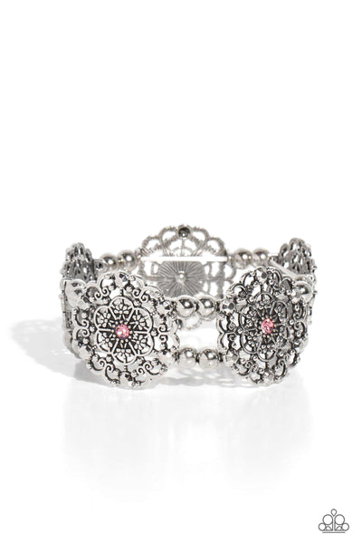 Ornamental Occasion - Pink Bracelet