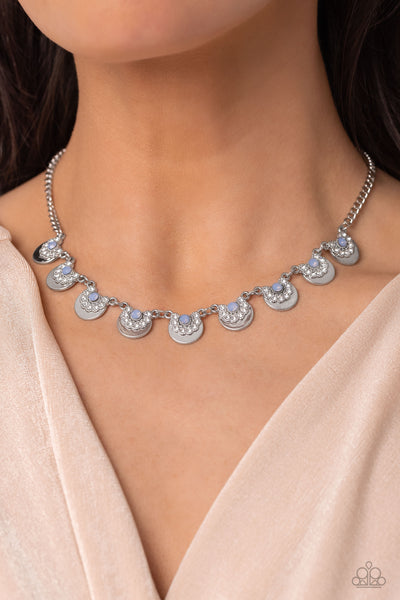 Grandiose Grace - Blue Necklace