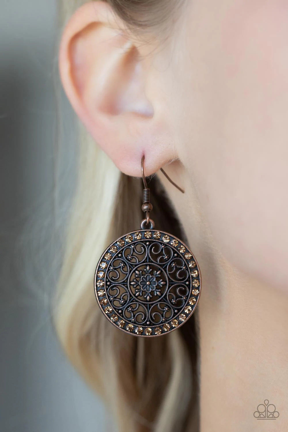 Bollywood Ballroom - Copper Earrings