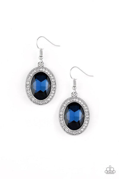 Only FAME In Town - Blue Earrings