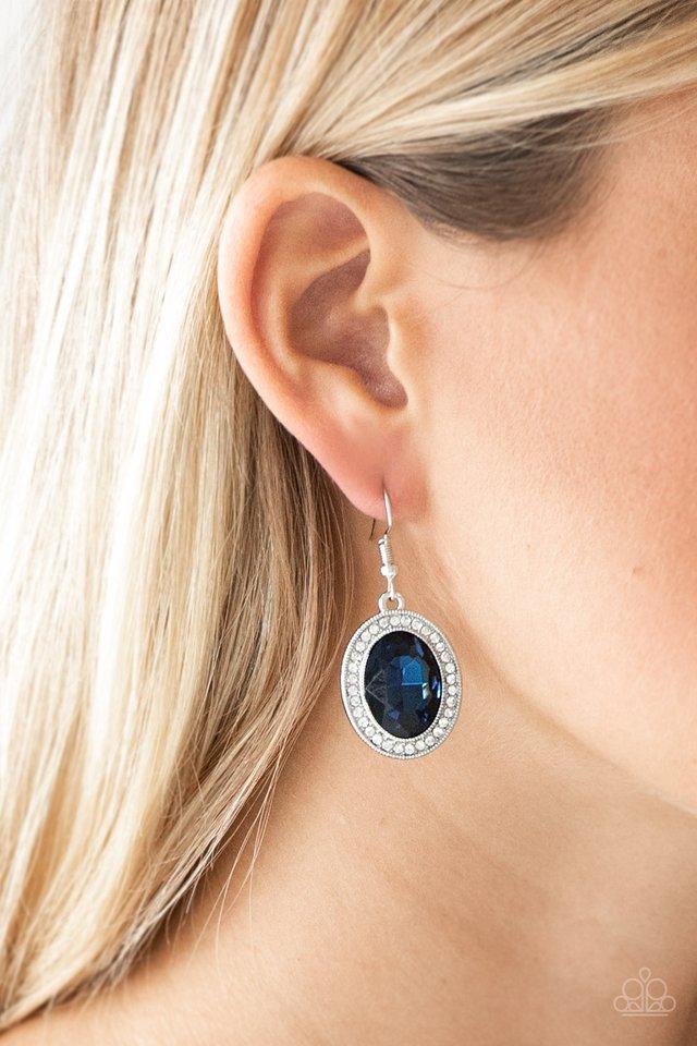 Only FAME In Town - Blue Earrings