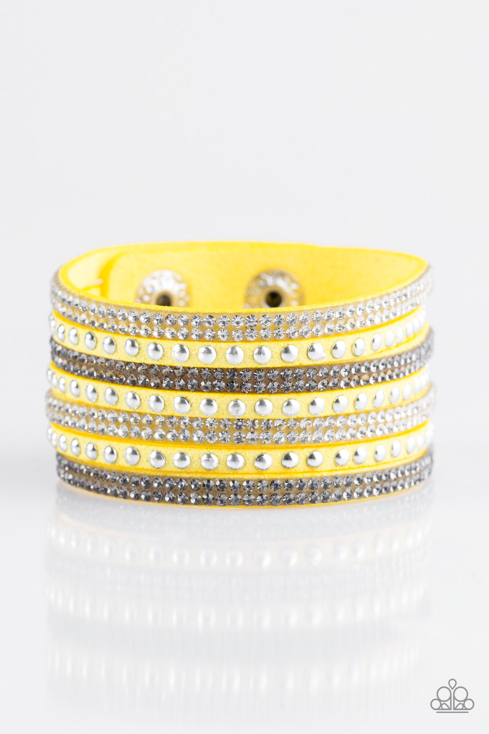 Victory Shine - Yellow Wrap Urban Bracelet